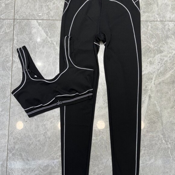 ALO Yoga Set Long Pants - Casual Sports Running Fitness Set Women's Size m
